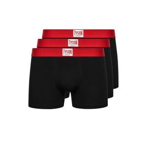 Tyson Mens Boxer Shorts (Pack of 3) / Black